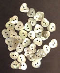 Kelmscott Mini Mother of Pearls Heart Buttons